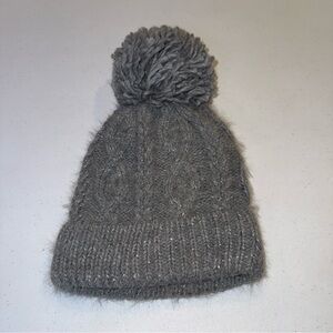 Children’s Place Winter Hat‎ NWT Gray Pom On Top Lg/xl